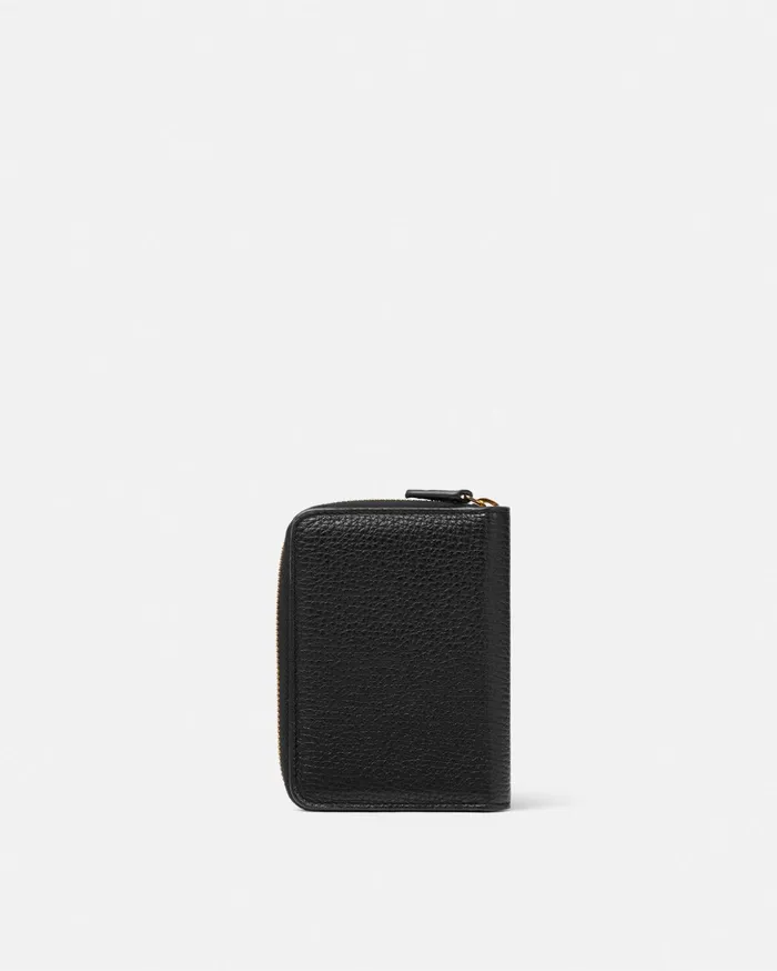 Versace Wallets Men Myth Zip Wallet Blackgold