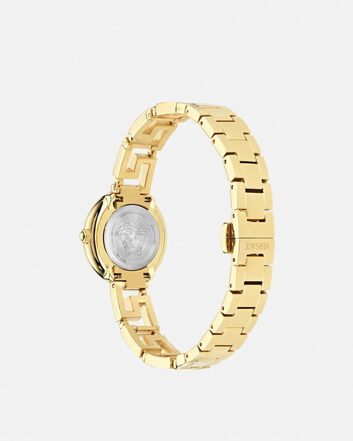 Versace Watches Women Greca Goddess Precious Diamond Watch Gold