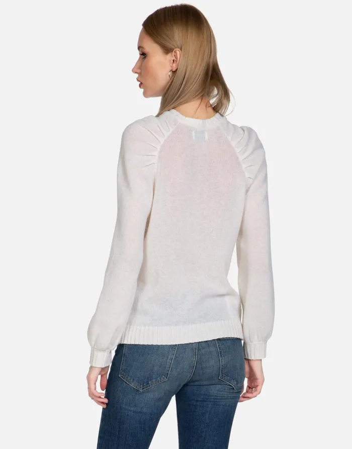 Vida Bright Starburst Creme Women039s Lauren Moshi Sweaters and Knits