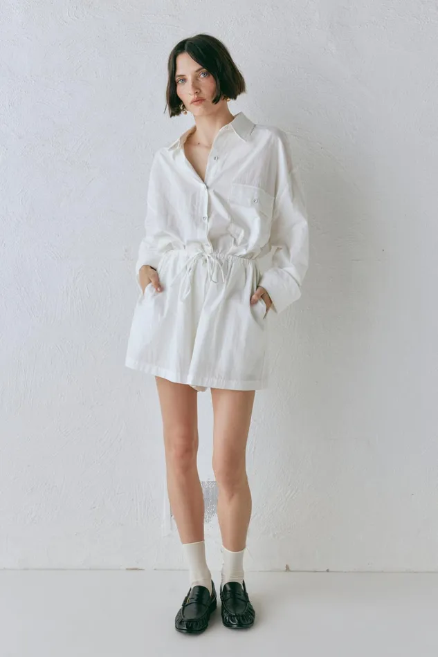 VRG GRL Annika Shorts White Women Sets