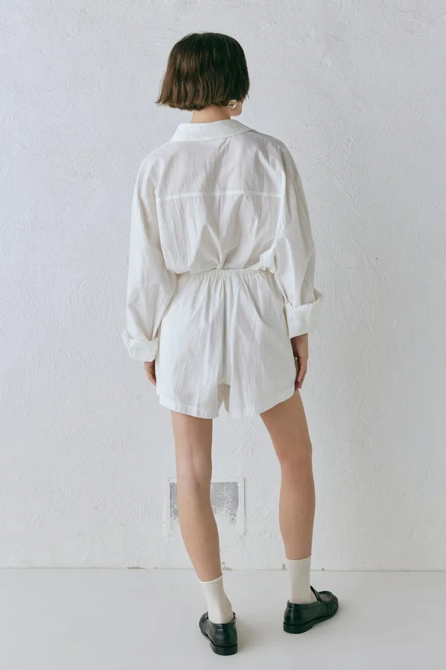 VRG GRL Annika Shorts White Women Sets VRG GRL Annika Shorts White Women Sets