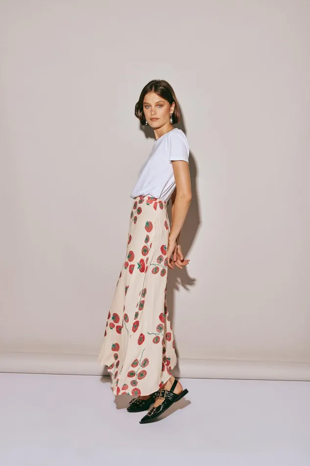 VRG GRL Brie Midi Skirt Roma Women Skirts VRG GRL Brie Midi Skirt Roma Women Skirts