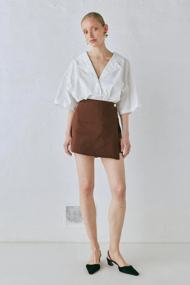 VRG GRL Cove Skort Chocolate Women Sets