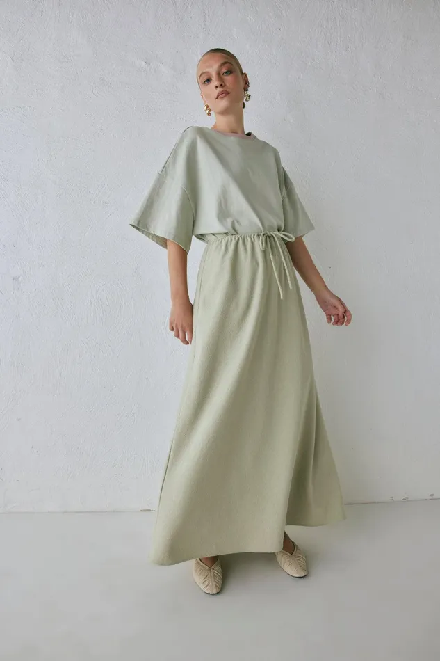VRG GRL Etta Maxi Skirt Sage Women Skirts VRG GRL Etta Maxi Skirt Sage Women Skirts
