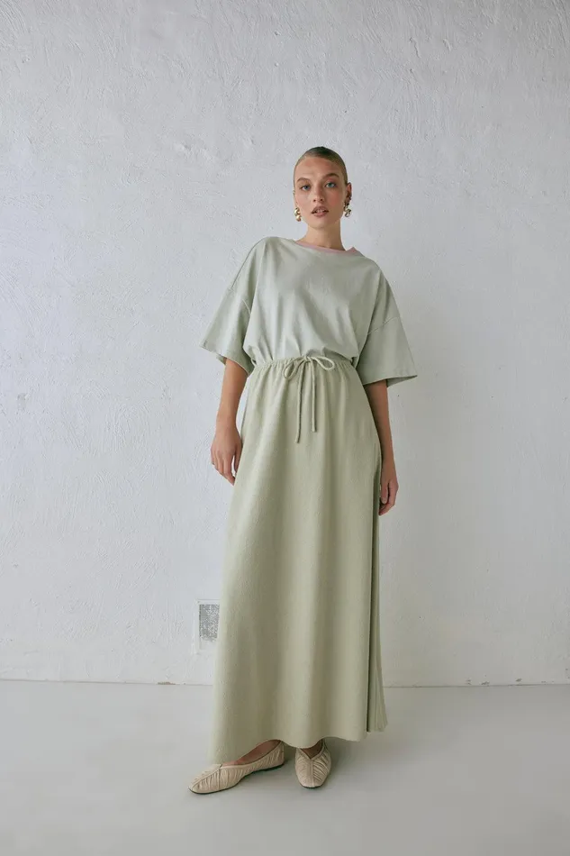 VRG GRL Etta Maxi Skirt Sage Women Skirts VRG GRL Etta Maxi Skirt Sage Women Skirts