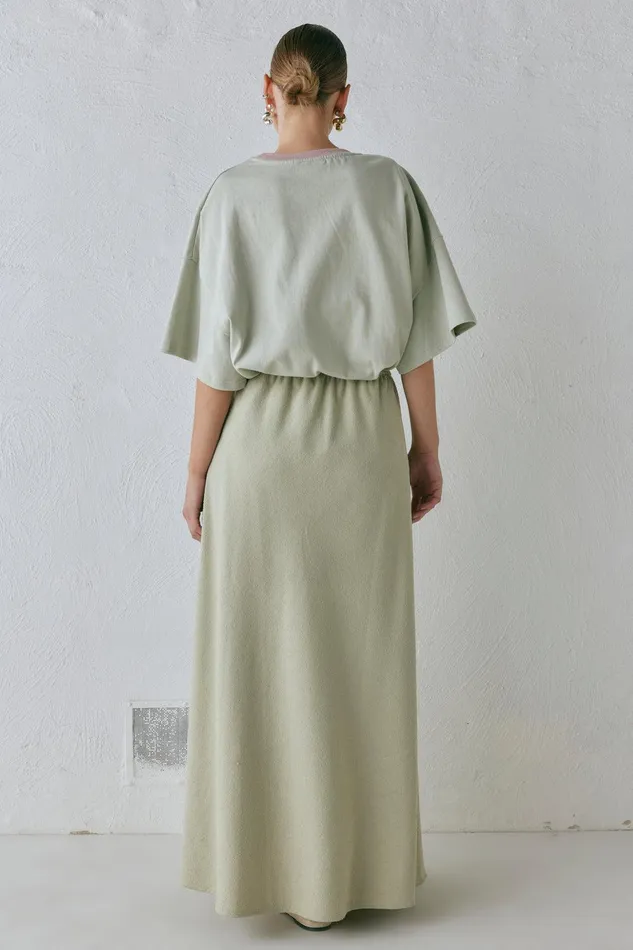 VRG GRL Etta Maxi Skirt Sage Women Skirts VRG GRL Etta Maxi Skirt Sage Women Skirts