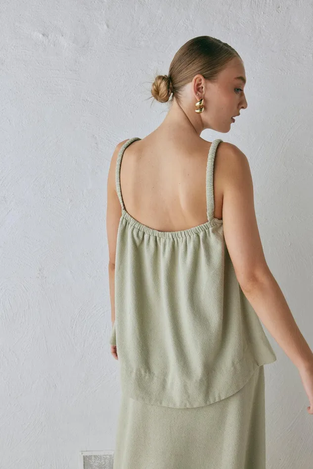VRG GRL Etta Top Sage Women Sleeveless VRG GRL Etta Top Sage Women Sleeveless