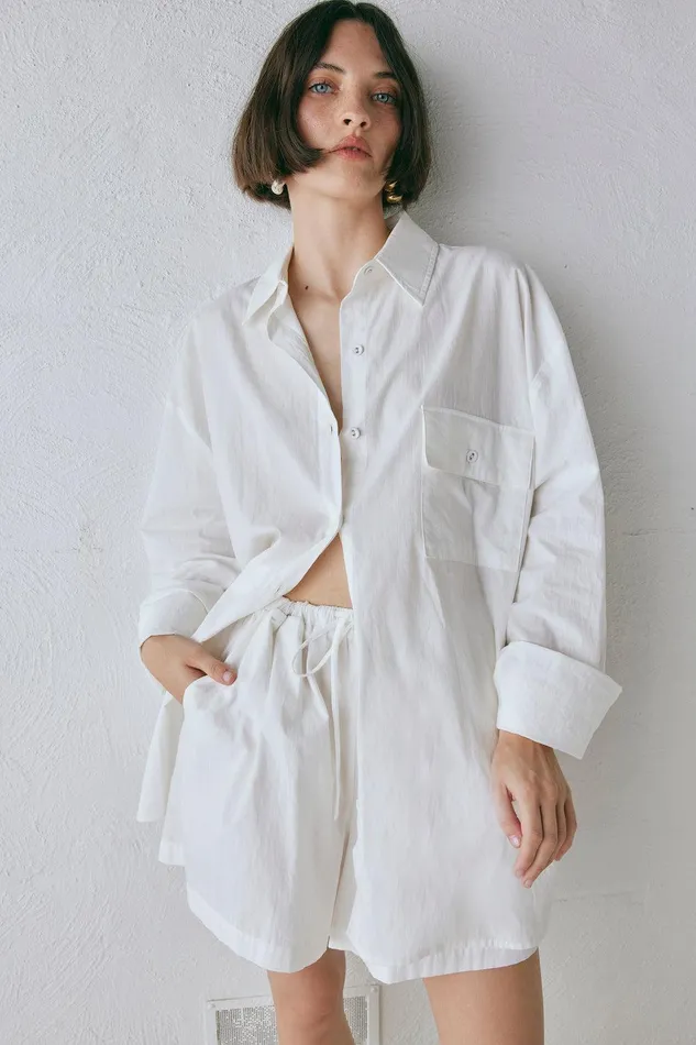 VRG GRL June Shirt White Women Shirts