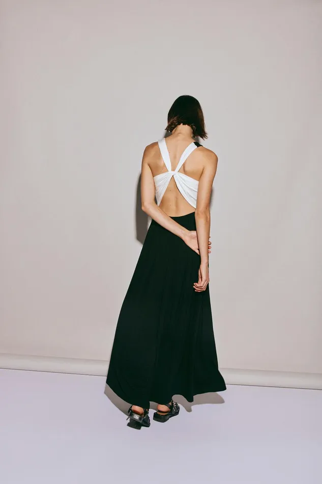 VRG GRL Lena Maxi Dress Black Women MidiMaxi Dresses