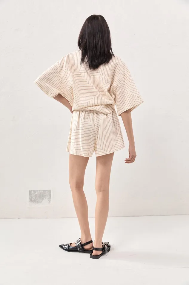 VRG GRL Naomi Linen Smock Top Juno Women Sets VRG GRL Naomi Linen Smock Top Juno Women Sets