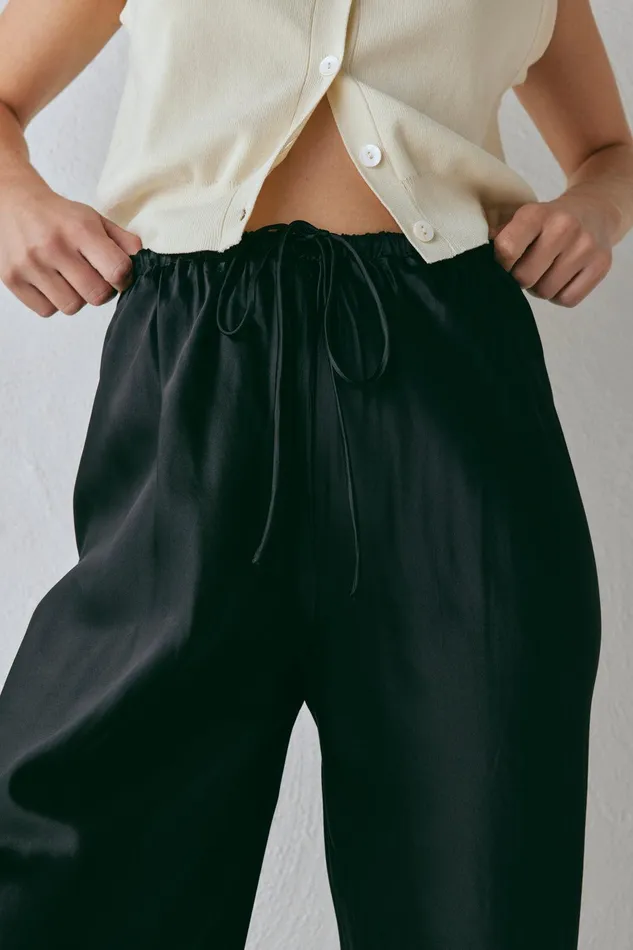 VRG GRL Rae Satin Pants Black Women Sets VRG GRL Rae Satin Pants Black Women Sets