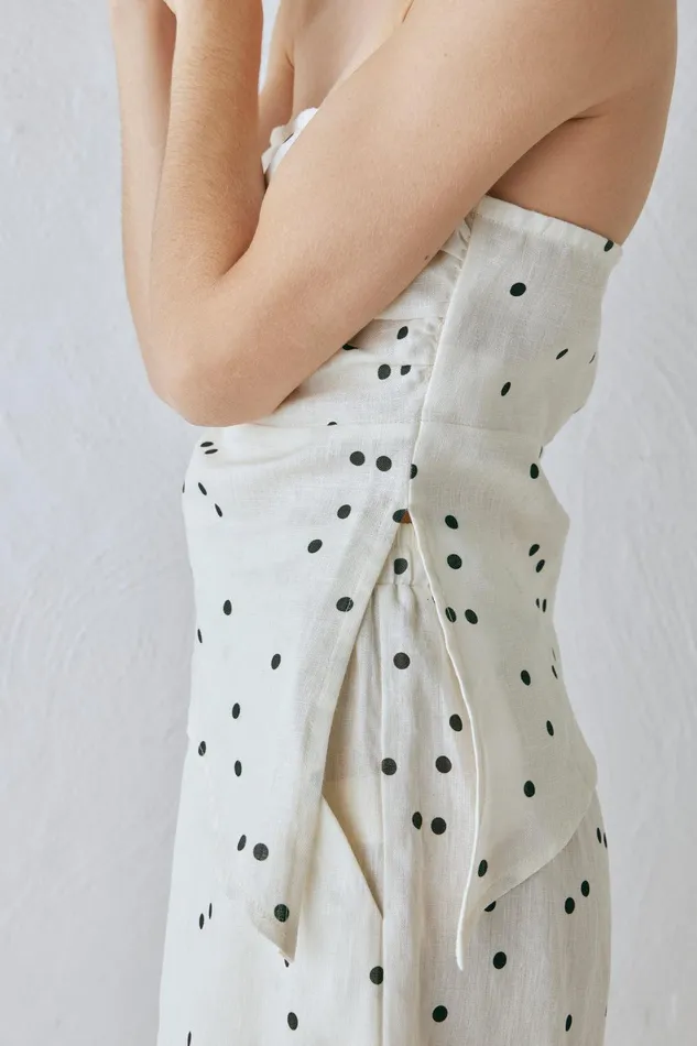 VRG GRL Sunrays Linen Top Dot Women Sets VRG GRL Sunrays Linen Top Dot Women Sets