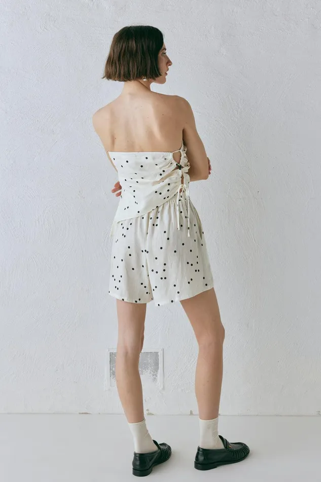 VRG GRL Sunrays Linen Top Dot Women Sets VRG GRL Sunrays Linen Top Dot Women Sets