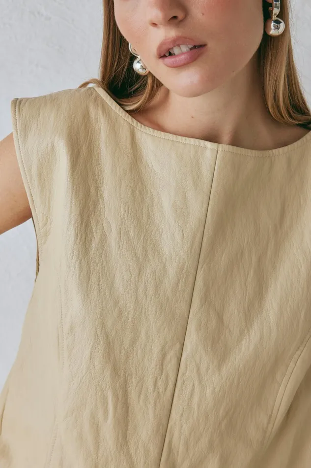VRG GRL Sutton Vest Butter Women Vests VRG GRL Sutton Vest Butter Women Vests