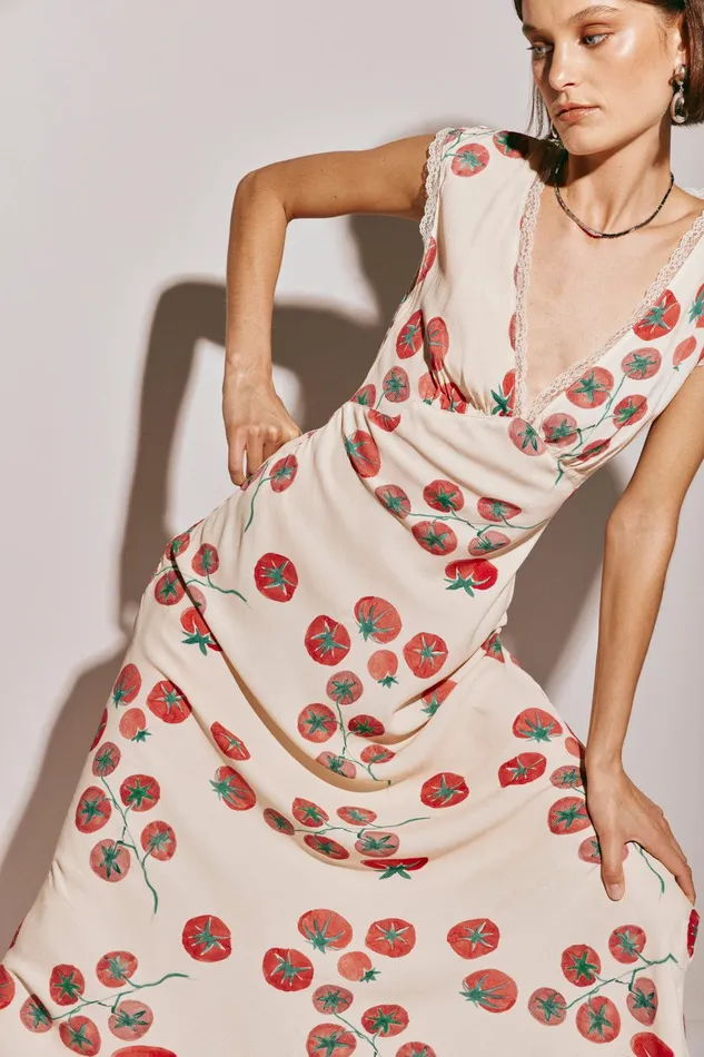 VRG GRL Vintage Lover Bias Cut Maxi Dress Roma Women MidiMaxi Dresses VRG GRL Vintage Lover Bias Cut Maxi Dress Roma Women MidiMaxi Dresses