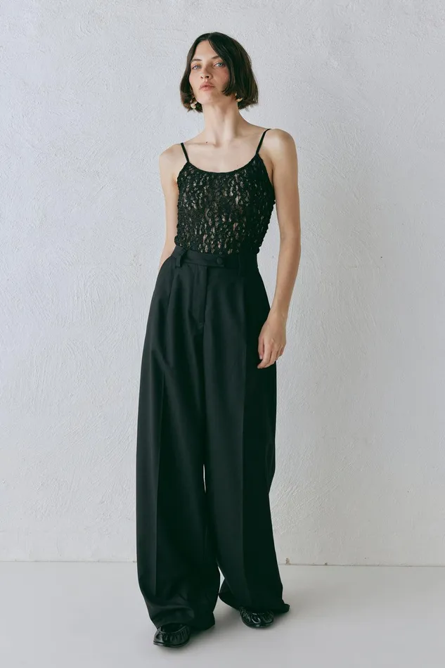 VRG GRL Zola Pants Black Women Pants