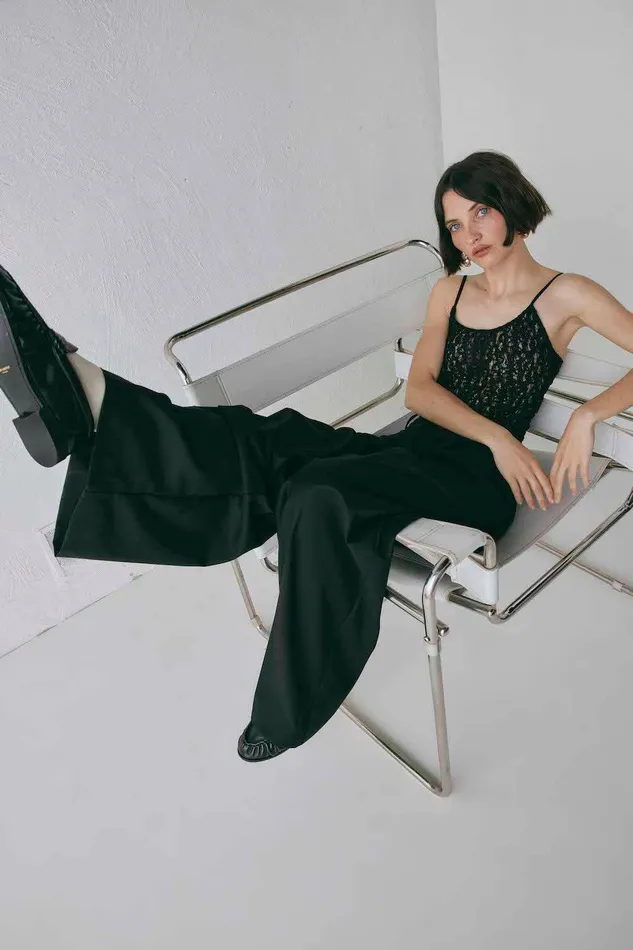 VRG GRL Zola Pants Black Women Pants