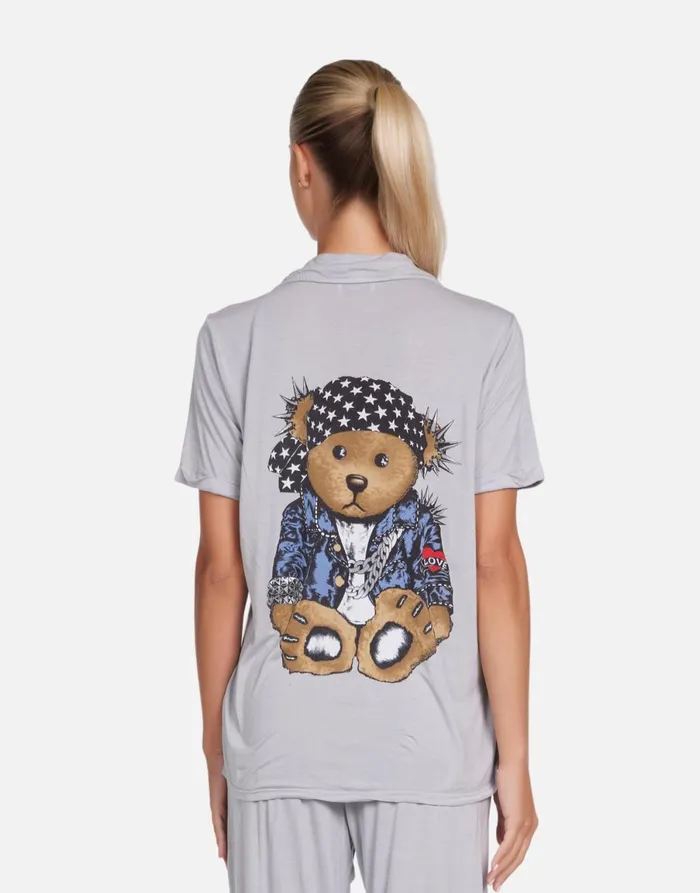 Waverly Rocker Teddy Cloud Women039s Lauren Moshi Short Sleeve