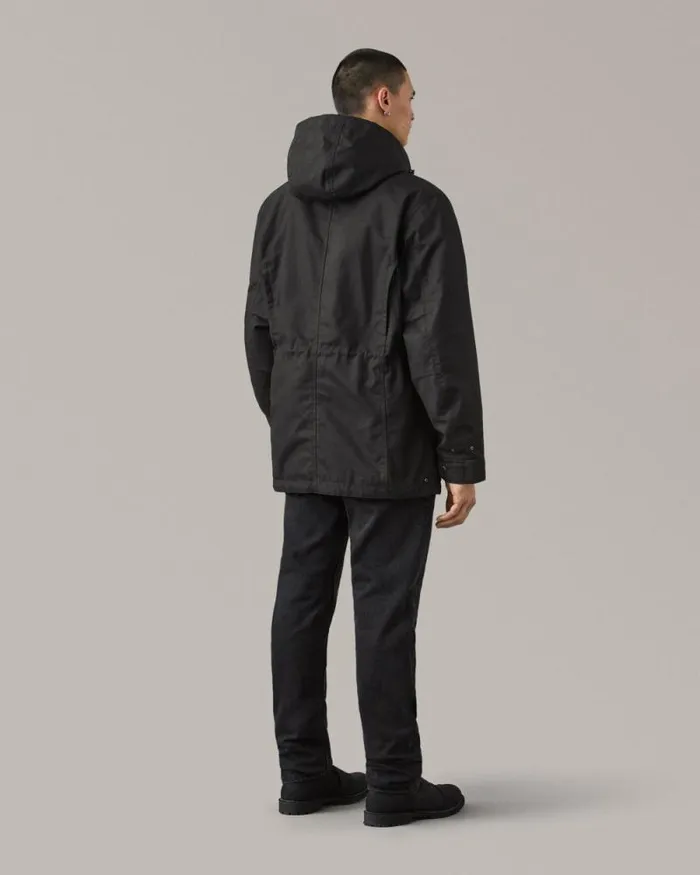 Waxed Jackets Men Belstaff Centenary Campaign Motorcycle Coat Black