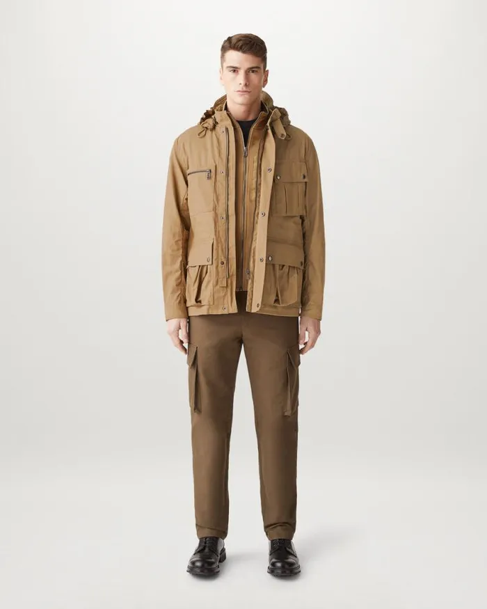 Waxed Jackets Men Belstaff Centenary Field Jacket British Khaki