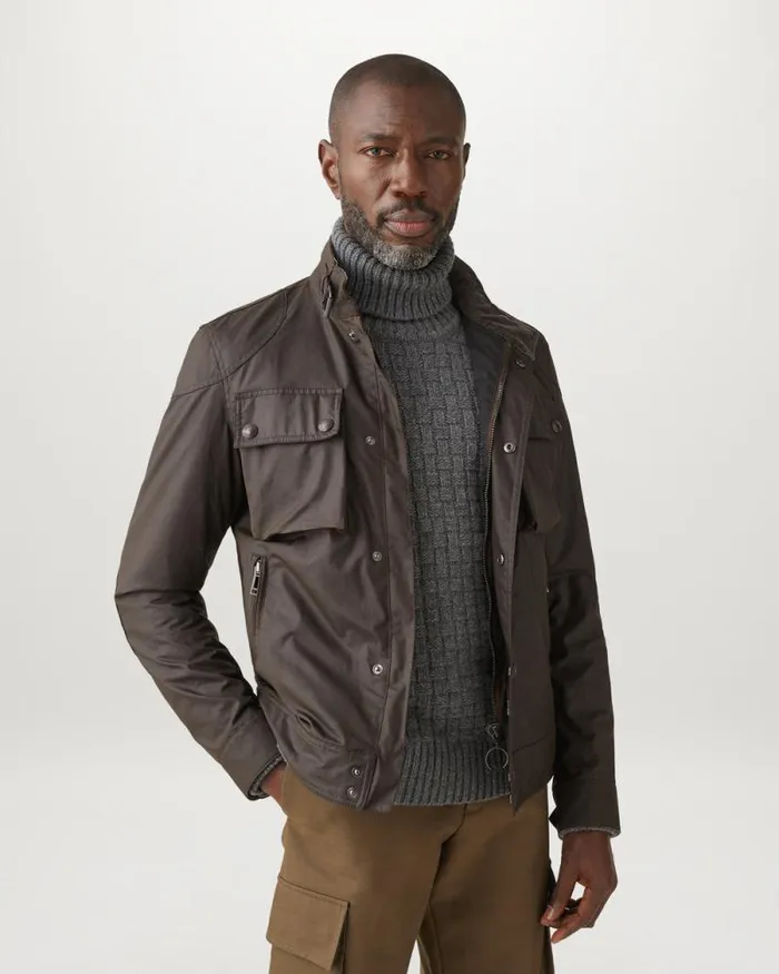 Waxed Jackets Men Belstaff Racemaster Jacket Big and Tall Burnt Oak Waxed Jackets Men Belstaff Racemaster Jacket Big and Tall Burnt Oak