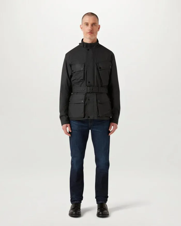 Waxed Jackets Men Belstaff Service Trialmaster Black Waxed Jackets Men Belstaff Service Trialmaster Black
