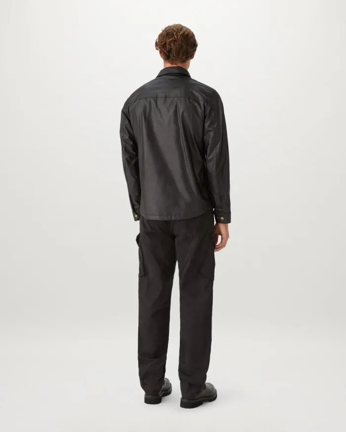 Waxed Jackets Men Belstaff Tour Overshirt Black