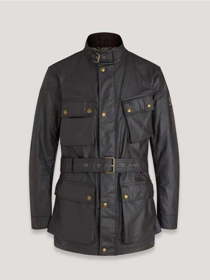 Waxed Jackets Men Belstaff Trialmaster Jacket Black