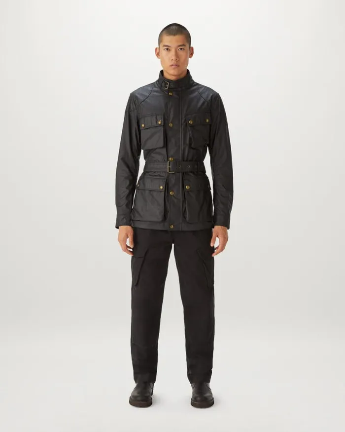 Waxed Jackets Men Belstaff Trialmaster Jacket Black