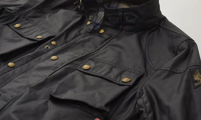Waxed Jackets Men Belstaff Trialmaster Jacket Black