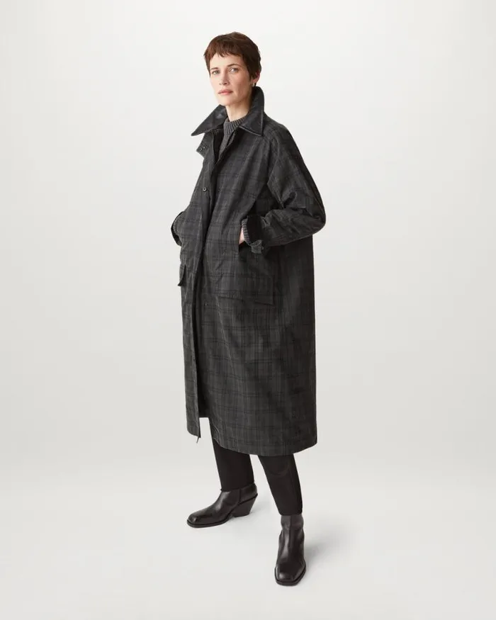 Waxed Jackets Women Belstaff Aster Coat Charcoalblack Waxed Jackets Women Belstaff Aster Coat Charcoalblack