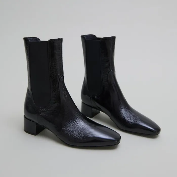 Women Ankle Boots With Elastics Black JONAK Ankle Boots Lowboots