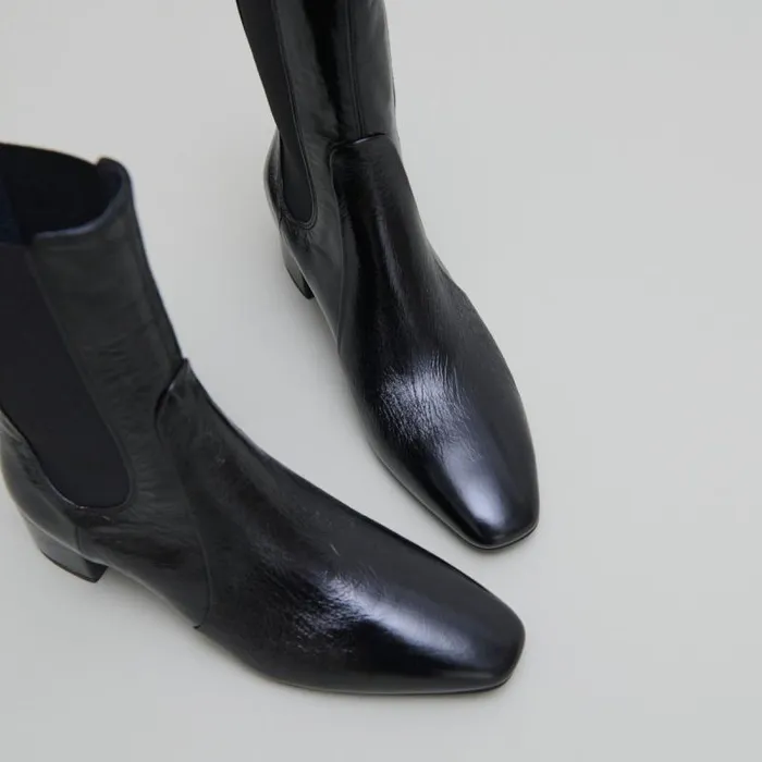 Women Ankle Boots With Elastics Black JONAK Ankle Boots Lowboots