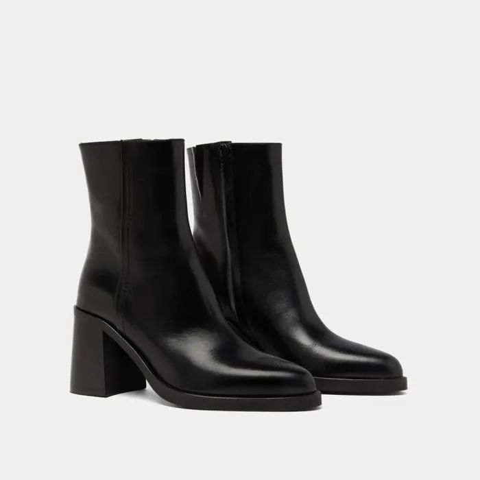 Women Ankle Boots With Heels Black JONAK Ankle Boots Lowboots