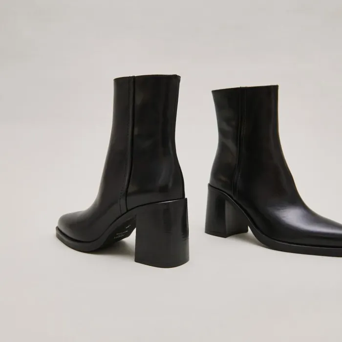 Women Ankle Boots With Heels Black JONAK Ankle Boots Lowboots