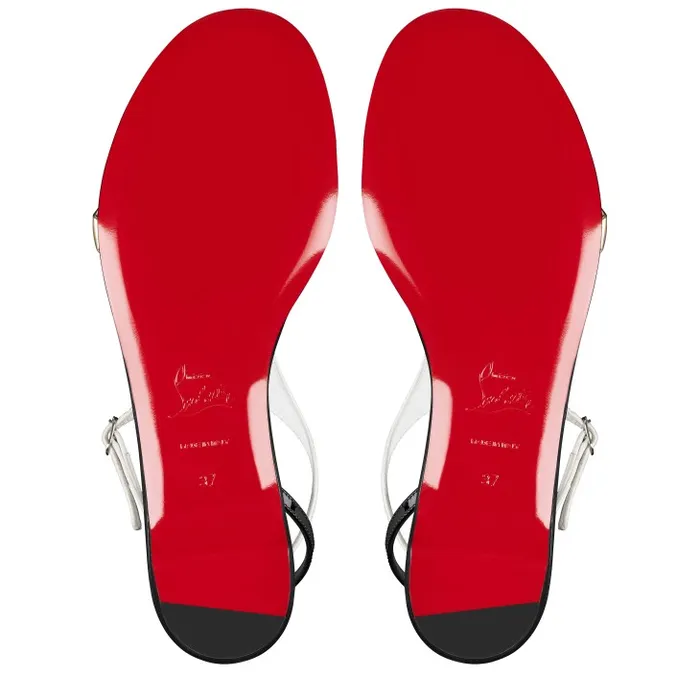Women Athinita Strappy Sandals 8211 Nappa Leather And Specchio 8211 Multicolor Christian Louboutin Flats and Loafers