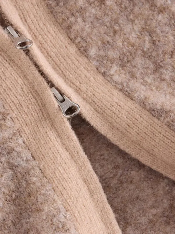 Women BECKY BOUCLE GILET Light Natural White Stuff Knitwear