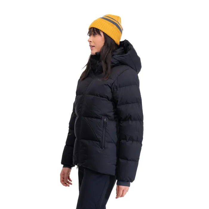 Women Bergans Of Norway Down Jackets Lava Warm Down Jacket WHood Black