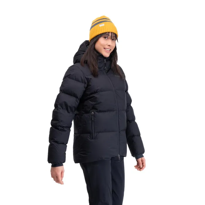 Women Bergans Of Norway Down Jackets Lava Warm Down Jacket WHood Black