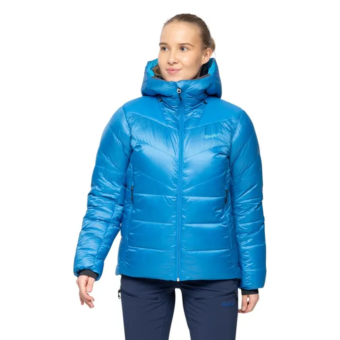 Women Bergans Of Norway Down Jackets Rabot Allround Down Jacket Dark Aqua Lagoon