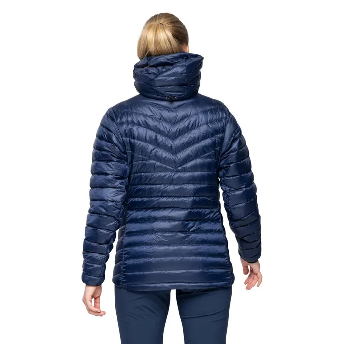 Women Bergans Of Norway Down Jackets Rabot Light Down Jacket Hood Navy Blue