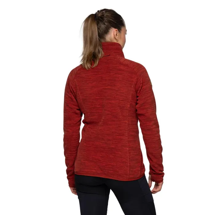 Women Bergans Of Norway Fleece Hareid Fleece W Jacket Nohood Chianti Red