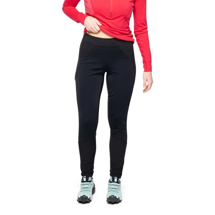 Women Bergans Of Norway Hiking Pants Flyen Winter Tights Black