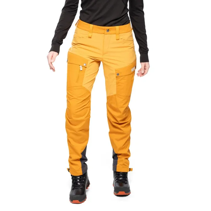 Women Bergans Of Norway Hiking Pants Nordmarka Favor Outdoor Pants Golden Field