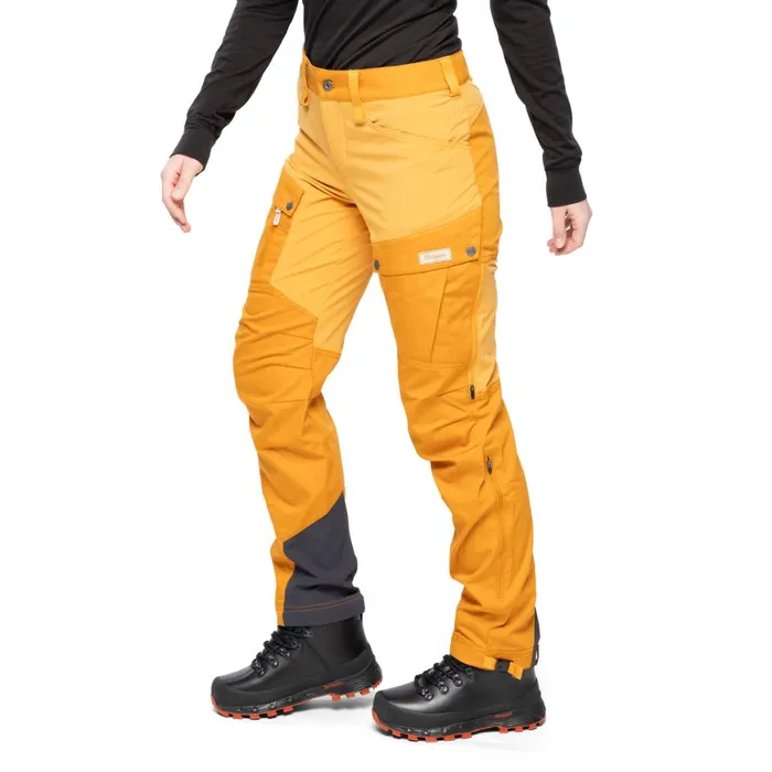 Women Bergans Of Norway Hiking Pants Nordmarka Favor Outdoor Pants Golden Field
