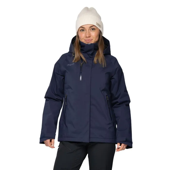 Women Bergans Of Norway Insulated Jackets Flya Insulated Lady Jacket Navy Blue