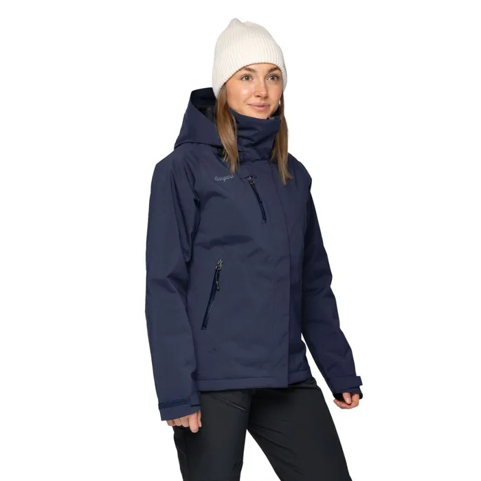Women Bergans Of Norway Insulated Jackets Flya Insulated Lady Jacket Navy Blue