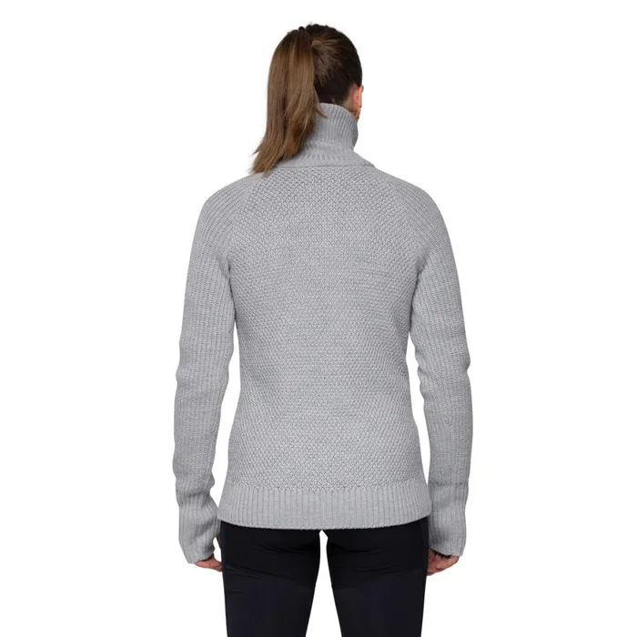 Women Bergans Of Norway Jumpers And Long Sleeves Ulriken Jumper Magnesium Grey