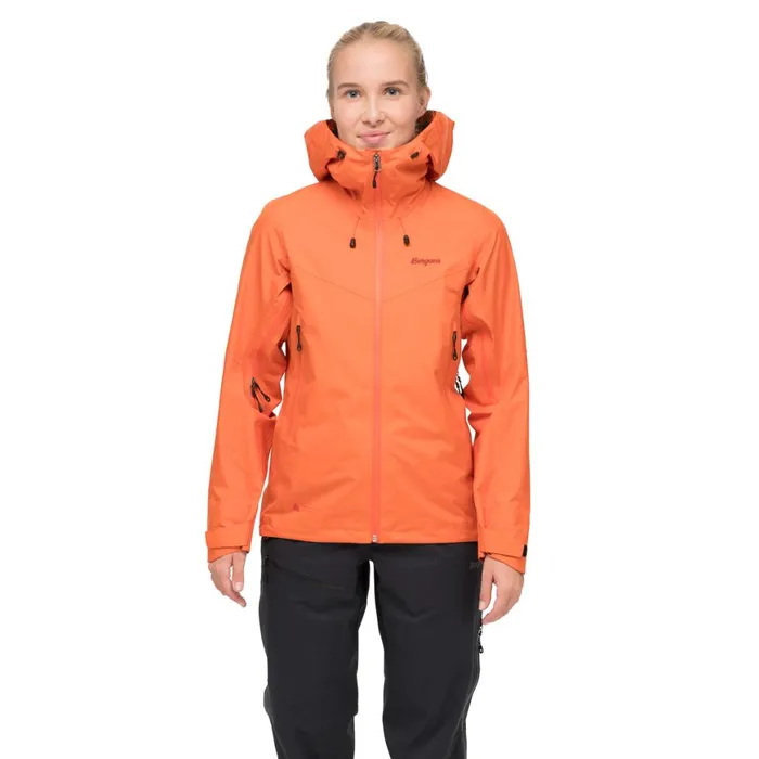 Women Bergans Of Norway Shell Jackets Rabot Light 3l Shell Jacket Alert Orange
