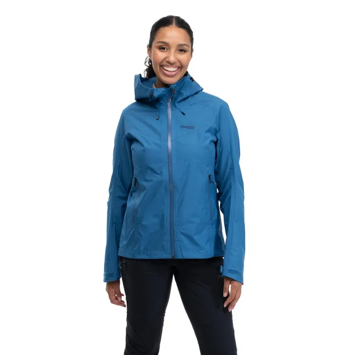 Women Bergans Of Norway Shell Jackets Skar Light 3l Shell Jacket North Sea Blue